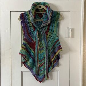 Hand Knit/Crochet Soft Shawl or Scarf